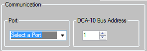7. Port and DCA-10 Bus Address